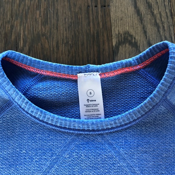 Girls size 8, Ivivva workout shirt-like NEW!! - Picture 4 of 5